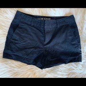 Gap 3in inseam black shorts